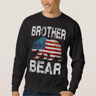Patriotische Flagge des Bruderbeers passt Familie Sweatshirt