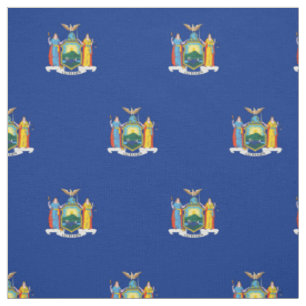 Patriotische Flagge des Bundesstaates New York Stoff