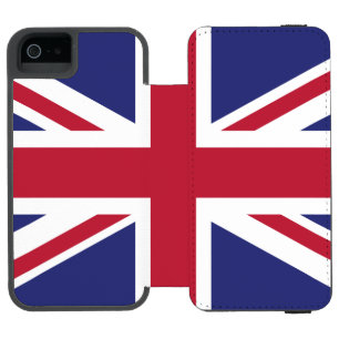 Patriotische Flagge des Vereinigten Königreichs Incipio Watson™ iPhone 5 Geldbörsen Hülle