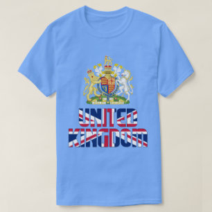 Patriotische Flagge des Vereinigten Königreichs T-Shirt