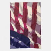 Patriotische Flagge Dishtowl Handtuch (Vertikal)