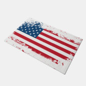 Patriotische Flagge Doormat Fußmatte (Schrägansicht)