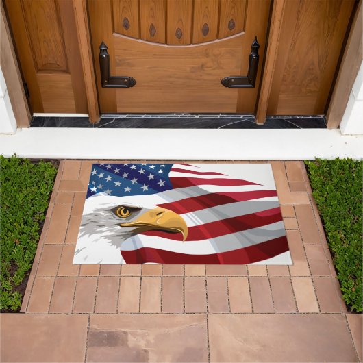 Patriotische Flagge Doormat Fußmatte (Außenbereich)