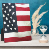 Patriotische Flagge Fotoplatte (Seite)