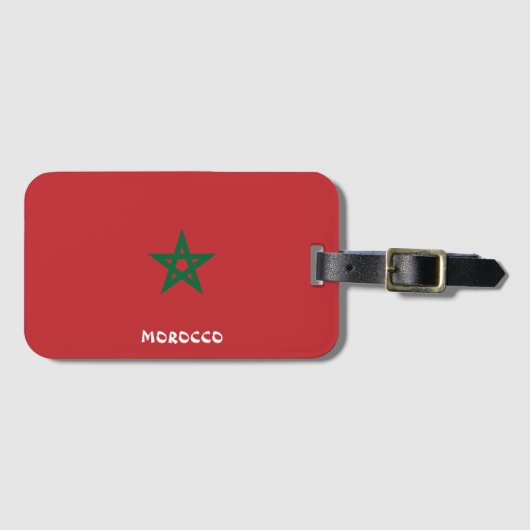 Patriotische Flagge Gepäckanhänger (Vorderseite (Horizontal))