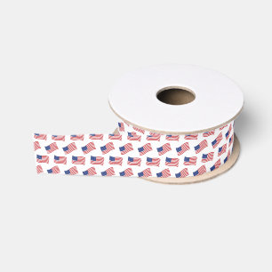 Patriotische Flagge Grosgrain Ribbon Ripsband