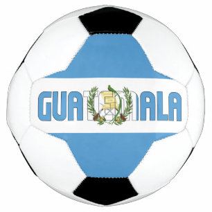 Patriotische Flagge Guatemalas  Fußball