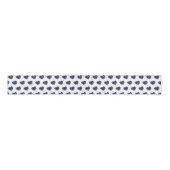 Patriotische Flagge Herz Grosgrain Ribbon Ripsband (Vorderseite)