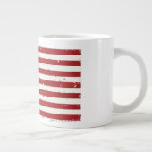 Patriotische Flagge Jumbo-Tasse (Rechts)