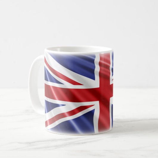 Patriotische Flagge Kaffeetasse (Vorderseite Links)