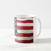 Patriotische Flagge Kaffeetasse (VorderseiteRechts)