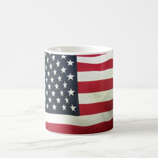 Patriotische Flagge Kaffeetasse (Mittel)