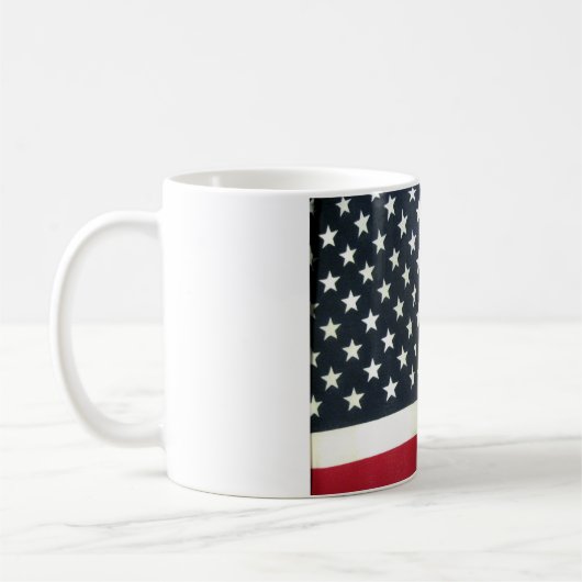 Patriotische Flagge Kaffeetasse (Links)