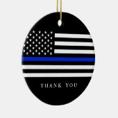 Patriotische Flagge kundenspezifischer Text-dünne Keramikornament (Rechts)