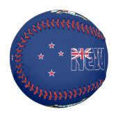 Patriotische Flagge Neuseelands Baseball (Vorderseite Links)