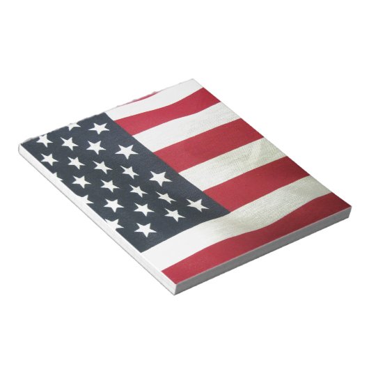 Patriotische Flagge Notizblock (angewinkelt)