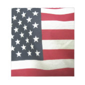 Patriotische Flagge Notizblock (Vorderseite)