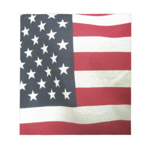 Patriotische Flagge Notizblock