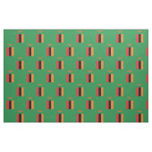 Patriotische Flagge Sambias Stoff (Fat Quarter (45,7 x 55,9 cm))