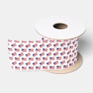 Patriotische Flagge Satin Ribbon Satinband