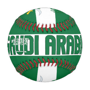 Patriotische Flagge Saudi-Arabiens Baseball