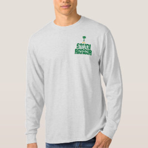 Patriotische Flagge Saudi-Arabiens T-Shirt