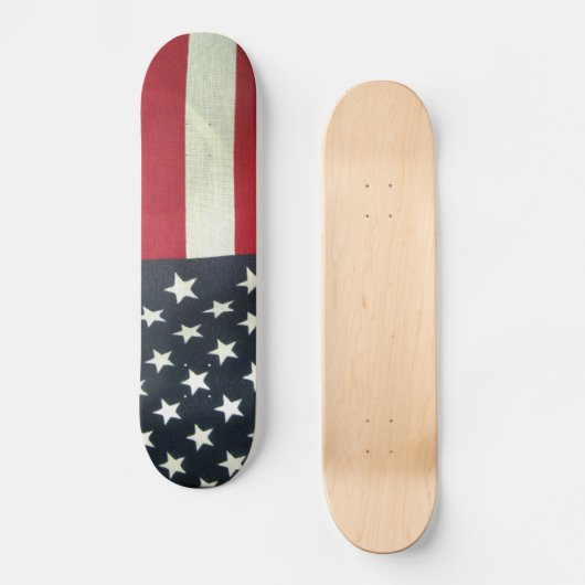Patriotische Flagge Skateboard (Vorderseite)