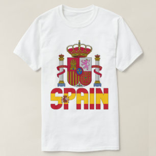 Patriotische Flagge Spaniens T-Shirt
