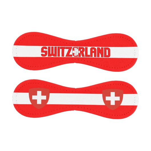 Patriotische Flagge und Wappen der Schweiz Baseball (Paneele)