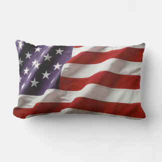 Patriotische Flagge USA Lendenkissen