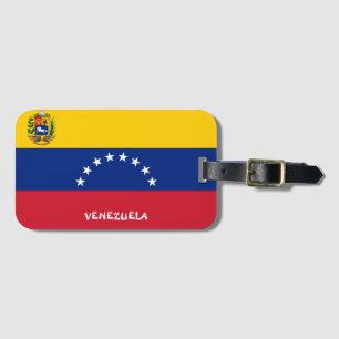 Patriotische Flagge Venezuelas Gepäckanhänger