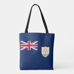 Patriotische Flagge von Anguilla Tasche