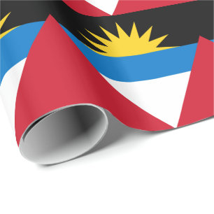 Patriotische Flagge von Antigua und Barbuda Geschenkpapier