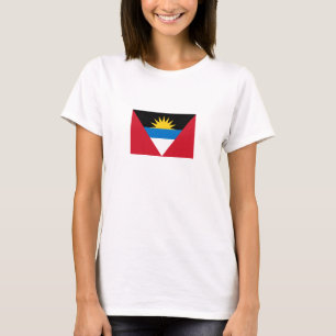 Patriotische Flagge von Antigua und Barbuda T-Shirt