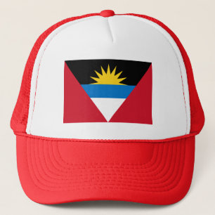 Patriotische Flagge von Antigua und Barbuda Truckerkappe