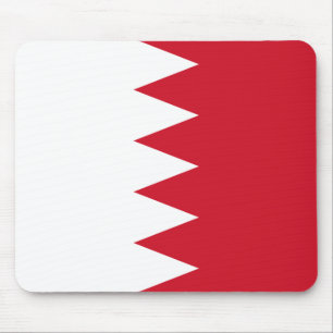 Patriotische Flagge von Bahrain Mousepad