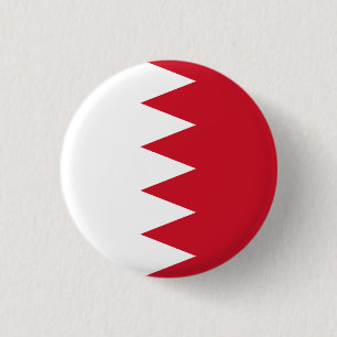 Patriotische Flagge von Bahrain Pinback-Button Button