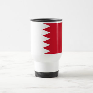 Patriotische Flagge von Bahrain Reisebecher