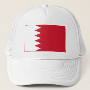 Patriotische Flagge von Bahrain Truckerkappe