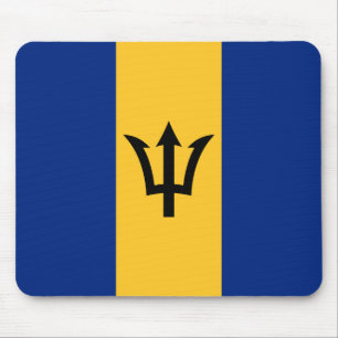 Patriotische Flagge von Barbados Mousepad