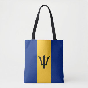 Patriotische Flagge von Barbados Tasche