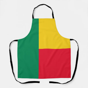 Patriotische Flagge von Benin Schürze