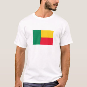 Patriotische Flagge von Benin T-Shirt