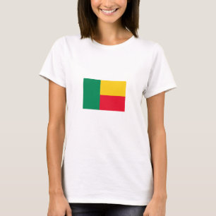 Patriotische Flagge von Benin T-Shirt