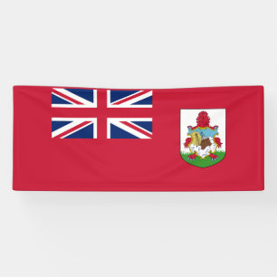 Patriotische Flagge von Bermuda Banner