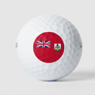 Patriotische Flagge von Bermuda Golfball