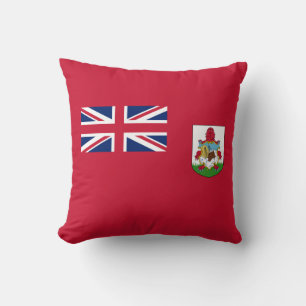 Patriotische Flagge von Bermuda Kissen
