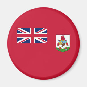 Patriotische Flagge von Bermuda Magnet