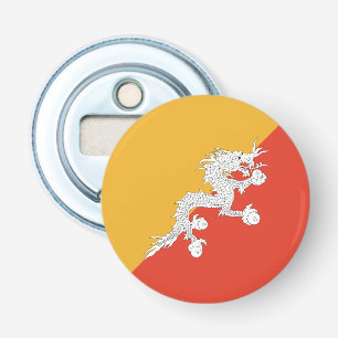 Patriotische Flagge von Bhutan Flaschenöffner