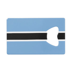 Patriotische Flagge von Botswana Geldbeutel Flaschenöffner
